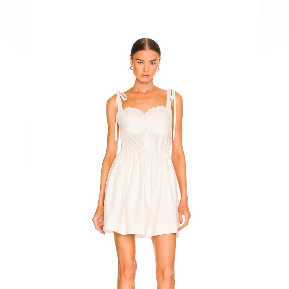 LPA white sun dress size small
